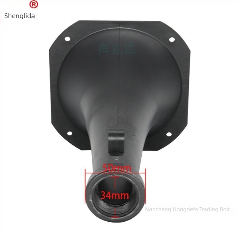 Kültéri színházi hangszóró tweeterrel, kürttel és meghajtó fejjel műanyag házban