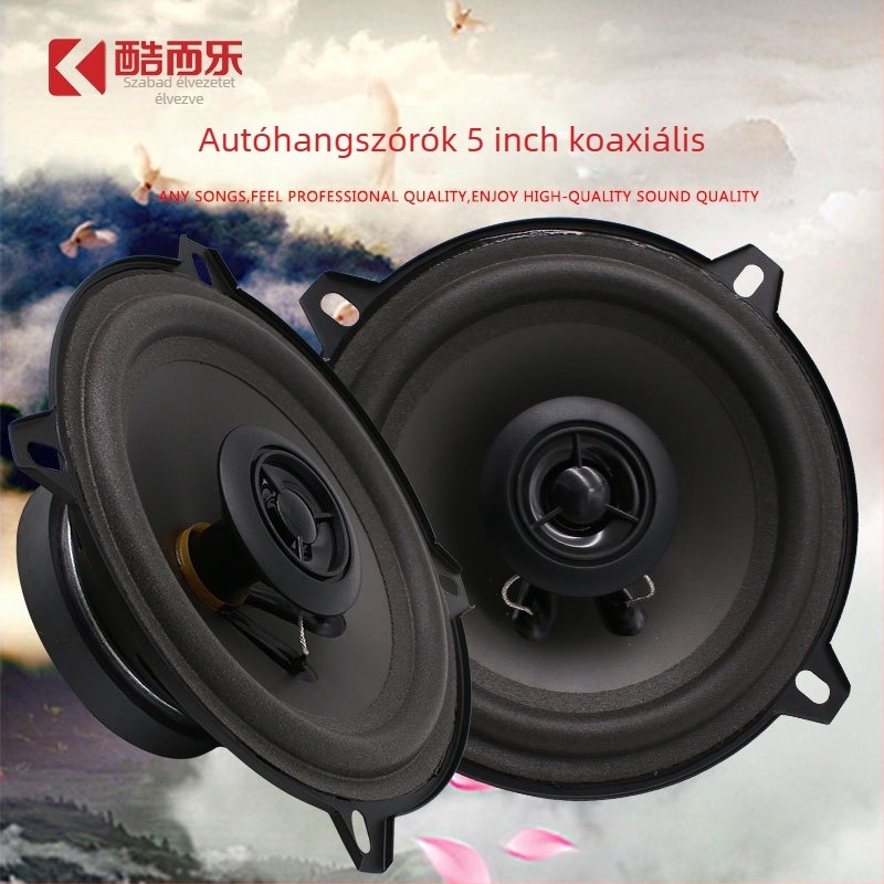 KUERL autókoaxiális hangszóró, modell 50C, 60W, 4 Ω, 55Hz-22kHz