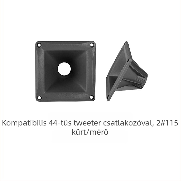 Hangszóró kiegészítő: Huabin 2# Horn 115 tweeter, 26 mm torok, ABS műanyag