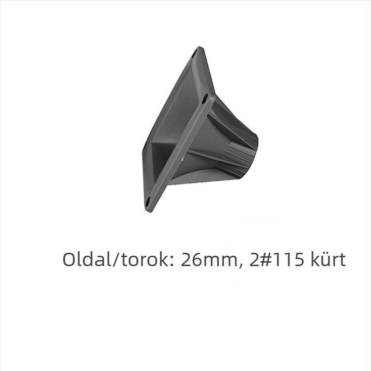 Hangszóró kiegészítő: Huabin 2# Horn 115 tweeter, 26 mm torok, ABS műanyag