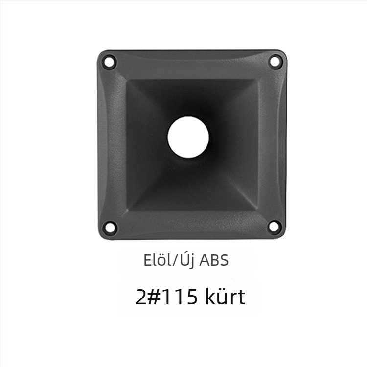 Hangszóró kiegészítő: Huabin 2# Horn 115 tweeter, 26 mm torok, ABS műanyag