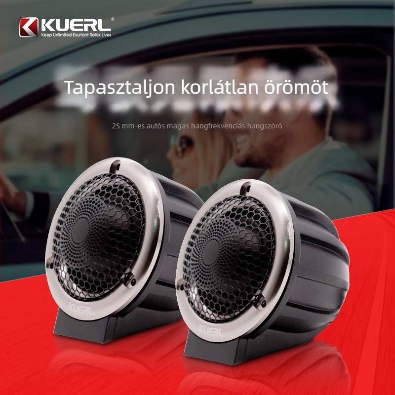 Autóhifi tweeter, M6 modell, impedancia 4 Ω, teljesítmény 35 W, frekvenciatartomány 80 Hz–22 kHz