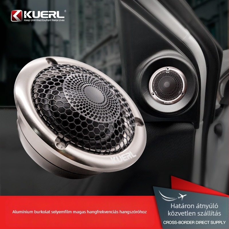 Autóhifi tweeter, M6 modell, impedancia 4 Ω, teljesítmény 35 W, frekvenciatartomány 80 Hz–22 kHz