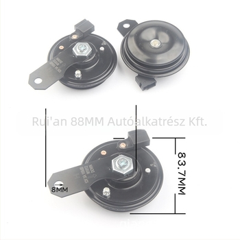 Csiga alakú autóklaxon Toyota Corolla Camry — 12V, 8Ω, 135dB, 15A