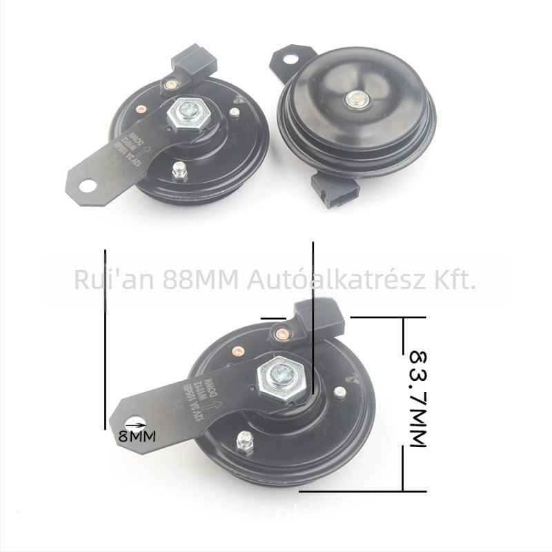 Csiga alakú autóklaxon Toyota Corolla Camry — 12V, 8Ω, 135dB, 15A