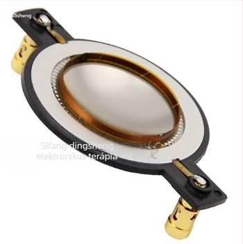 Titánium-diaphragma, réz tekercs és 44‑magos designú tweeter horndriver fej
