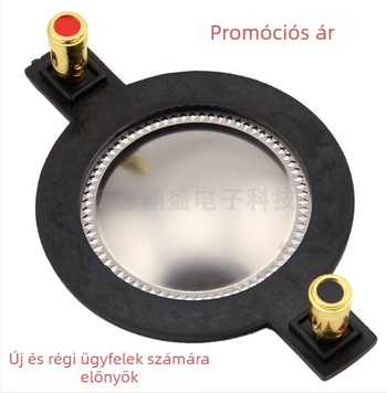 Titánium-diaphragma, réz tekercs és 44‑magos designú tweeter horndriver fej