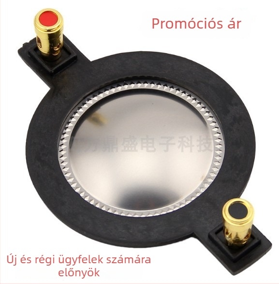 Titánium-diaphragma, réz tekercs és 44‑magos designú tweeter horndriver fej