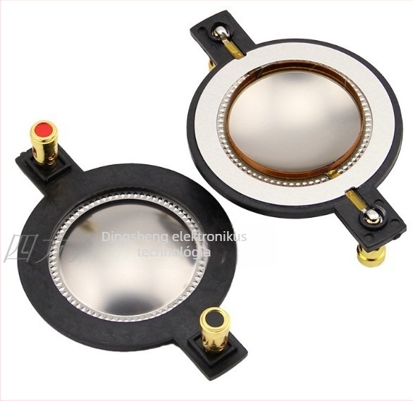 Titánium-diaphragma, réz tekercs és 44‑magos designú tweeter horndriver fej