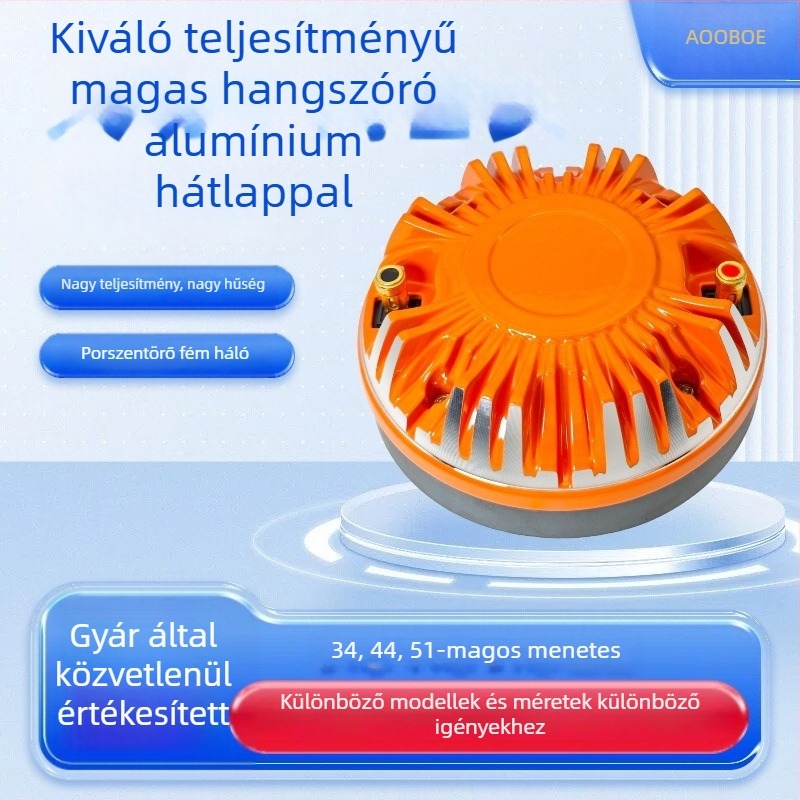 Aooboe tweeter - tiszta titánium membrán, külső mágneses hajtás, 8 Ω, professzionális audio