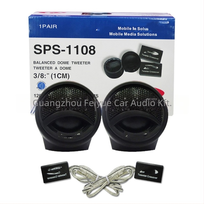 Autós tweeter SPS-1108 — 40-120 W, 4 Ω, 80–22 kHz, 91 dB