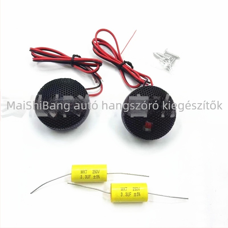 Autóhifi tweeter pár, selyemfilmes diafragma, 200W, 4Ω, 12V, 96dB