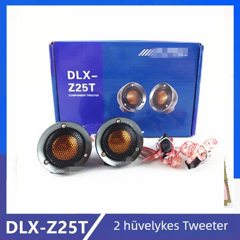 Autós tweeter Dlx-Z25T – 4 Ω, 70 W, 25 Hz–35 kHz, Selyem membrán