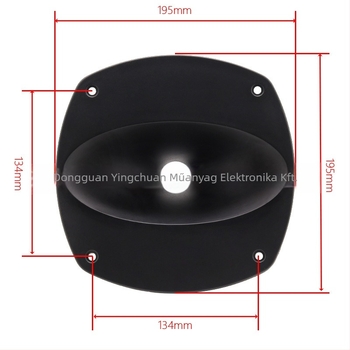 Songact SH49-1 ABS sík hangkürt audió kiegészítőkhöz, torok 26, mag 34, tweeter 44