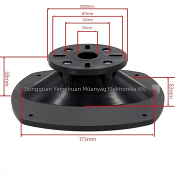 Songact SH49-1 ABS sík hangkürt audió kiegészítőkhöz, torok 26, mag 34, tweeter 44