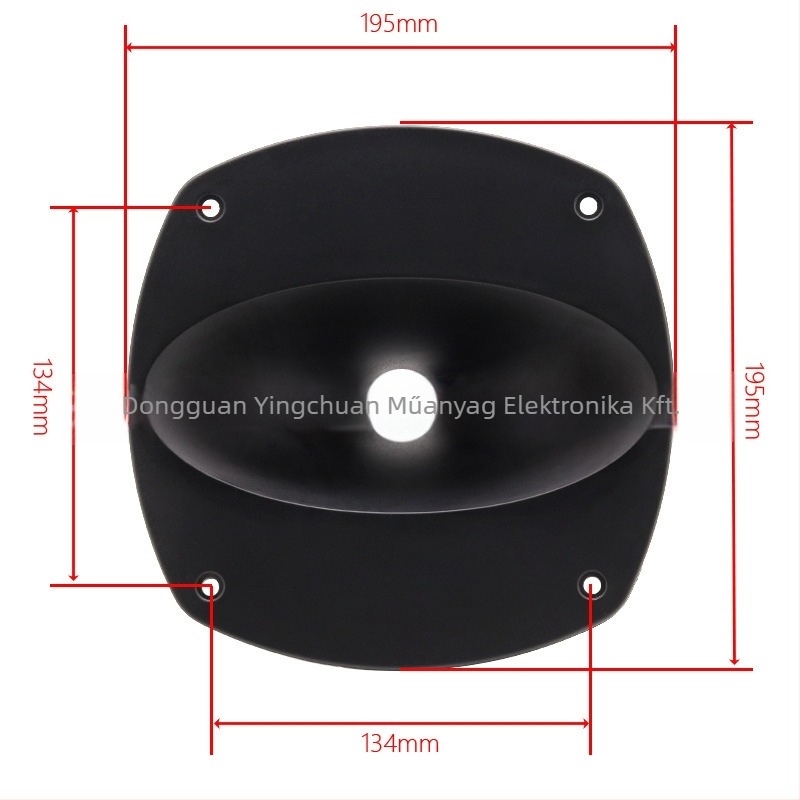 Songact SH49-1 ABS sík hangkürt audió kiegészítőkhöz, torok 26, mag 34, tweeter 44