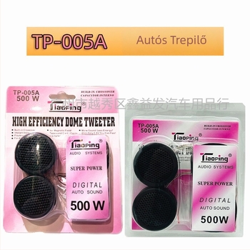 TP-005A tweeter, 4 Ω, 500 W, 90 dB érzékenység