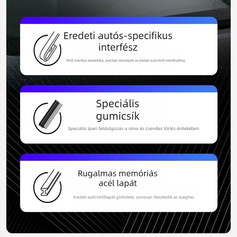 Keret nélküli első ablaktörlő lap Magotan B6/B7/B8 kombi