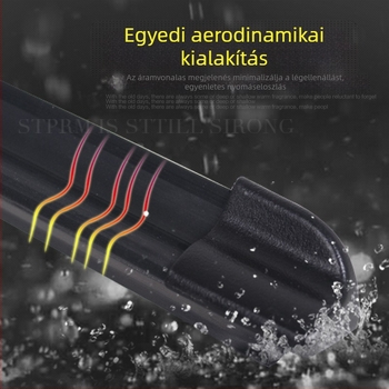 Bosch első generációs keret nélküli autóablaktörlő — csendes működés, univerzális U-s csatlakozás, gumis penge