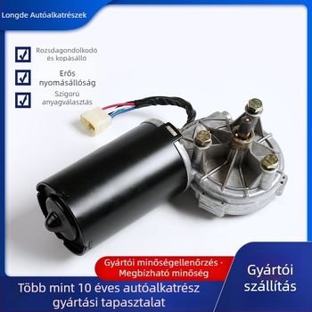 Ablaktörlő motor ZD2835A/150W, 24V/12V, 180°-os kitérés, anyagok: vas, alumínium, réz, különböző személyautókhoz