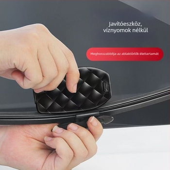 Autó ablaktörlő javító eszköz 2 karú kaparóval, 180°-os kaparási szög, teljes törlő tartományhoz, ABS anyag