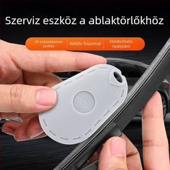 Autó ablaktörlő javító eszköz – Rugalmas, univerzális, ABS + alumínium-szilícium csiszolópapír, Modell 25110101001