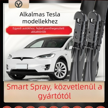 Tesla Model X és Model 3 keret nélküli ablaktörlők mosófejjel, Model Y kompatibilis