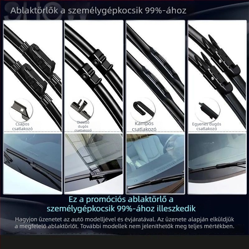 Nissan Sylphy elülső ablaktörlők, 14. generáció, keret nélküli
