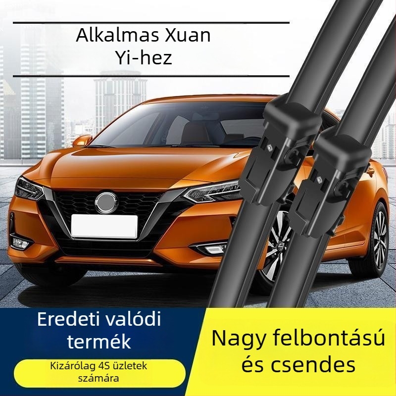 Nissan Sylphy elülső ablaktörlők, 14. generáció, keret nélküli