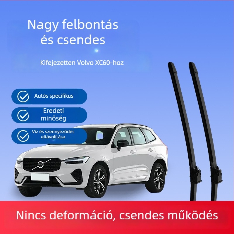 Keret nélküli ablaktörlőlapátok Volvo XC60-hoz vízpermettel és fűtéssel