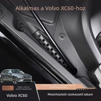 Motorháztér lefolyófedél Volvo XC60-hoz – megakadályozza a levelek és szennyeződések dugulását a lefolyónyílásnál (26 modellhez)