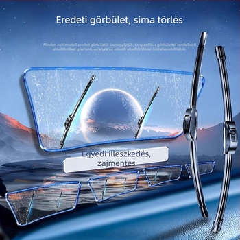 Okos ablaktörlő penge Tesla Model 3, Model Y, Model X és Model S számára gumiszalaggal, csendes működés