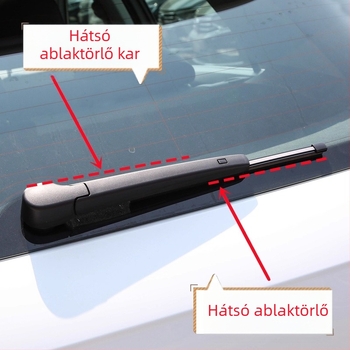 VW Golf 7/6 elő- és hátsó ablaktörlők, 7.5 mm eredeti gumiszalagok