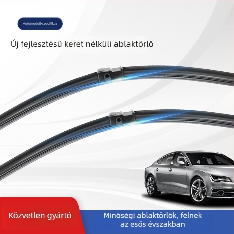 BMW sorozathoz keret nélküli ablaktörlő, csendes működés, HD gumiszalag, kompatibil a 1/3/5/7 és X1/X3/X5/X6 modellekkel, készleten