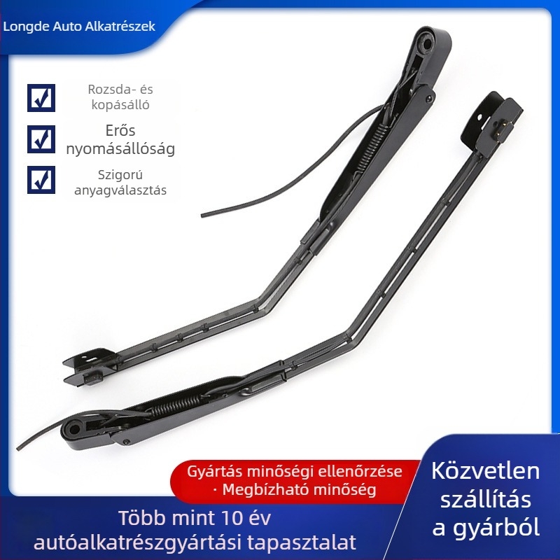Autóbusz ablaktörlő kar – Dupla sík modell, 24V, vasból, kompatibil különböző autóbuszokhoz
