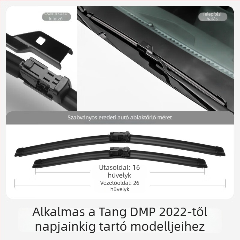 BYD Tang DMP keret nélküli ablaktörlő – elülső gumiléc