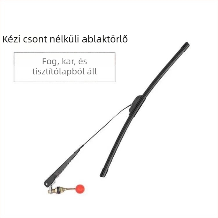 Kézi ablaktörlő készlet elektromos háromkerekűhöz és mobilitási robogókhoz, 90° söpörés, helyi lefedettség, alkatrész 6008