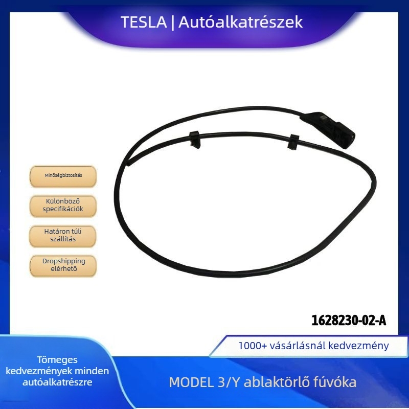 Tesla MODEL3/MODELY első szélvédő spricniós fúvóka a törlőkarhoz – kettős cső dizájn
