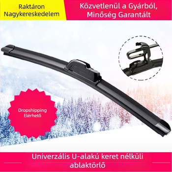 Univerzális U-alakú keret nélküli ablaktörlő autóhoz