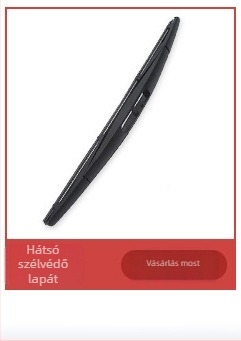 HJQS SUV hátsó ablaktörlő penge speciális autókhoz – keret nélküli kialakítás, 350-kar szár, 180° lefedettség, 12V motor, természetes gumi és magas széntartalmú acél