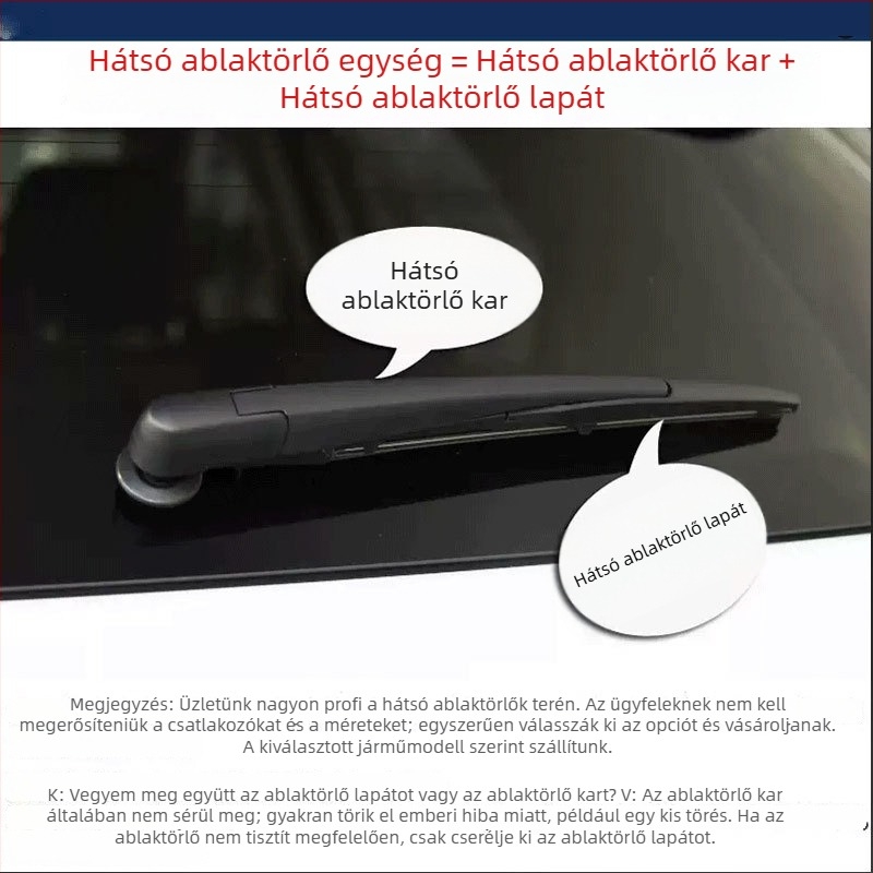 Volkswagen Tiguan L hátsó ablaktörlő