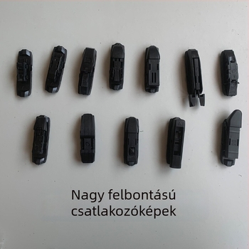 Többfunkciós 14-in-1 ablaktörlőlapát, három részes törlőkar kisautókhoz