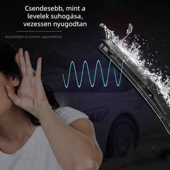 Nissan Qashqai keret nélküli elő- és hátsó ablaktörlő — gyári, OEM, csendes működés