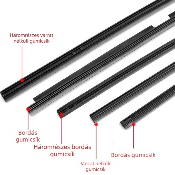 VW Lavida, Bora, Sagitar, Jetta, Tiguan, Magotan, Golf modelljeihez gyári ablaktörlő gumialkatrészek