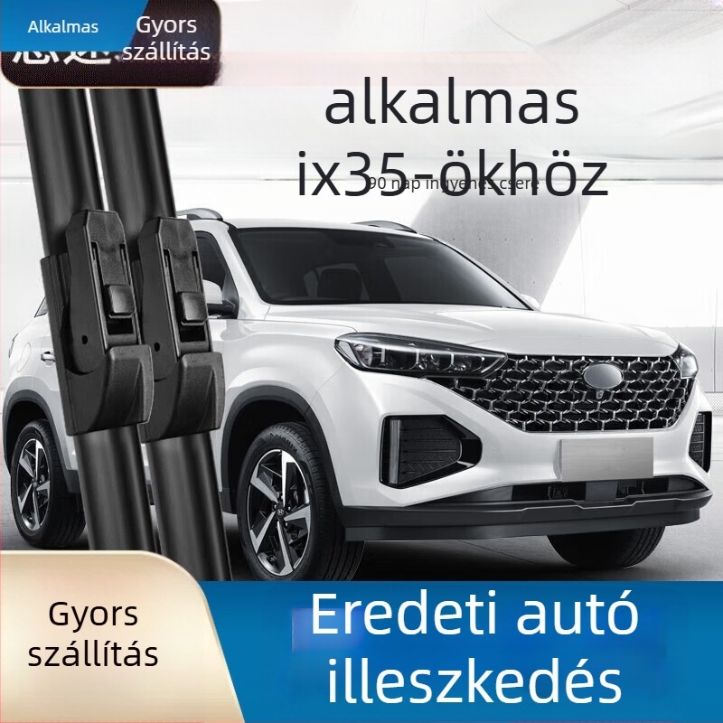 Yuxi keret nélküli ablaktörlő Hyundai IX35 hátsó, gumis szalaggal, kompatibil 2021–2022