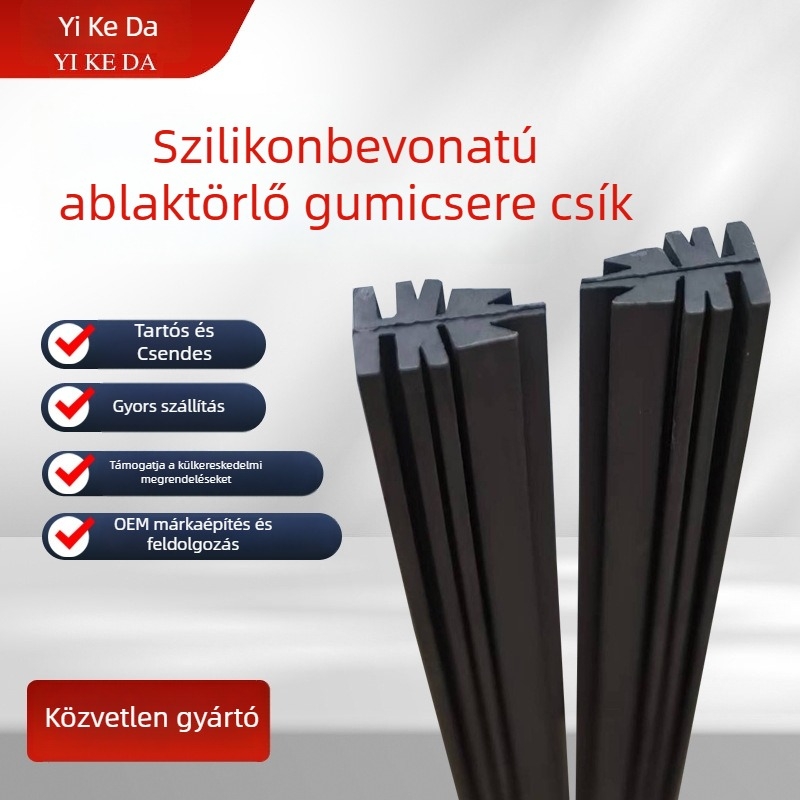 Szilikon bevonat keret nélküli ablaktörlő pengék cseréhez és bevonatási frissítéshez
