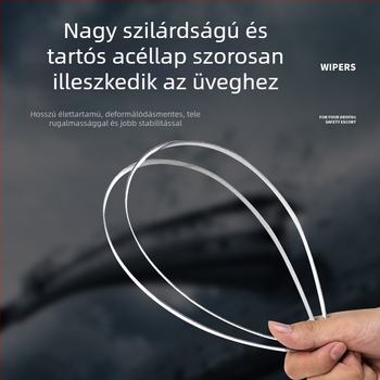 Kiváló minőségű ablaktörlő vaskeretes kivitelben, csendes működés, karcolásmentes