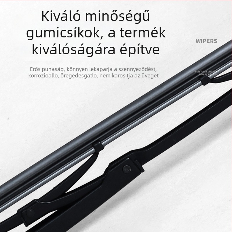 Kiváló minőségű ablaktörlő vaskeretes kivitelben, csendes működés, karcolásmentes
