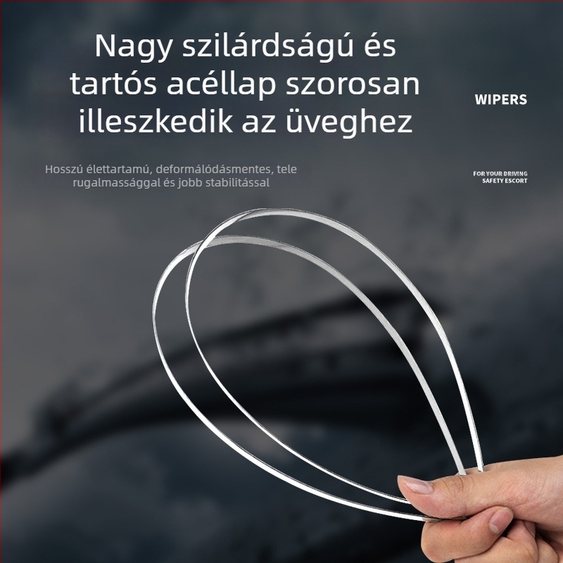 Kiváló minőségű ablaktörlő vaskeretes kivitelben, csendes működés, karcolásmentes