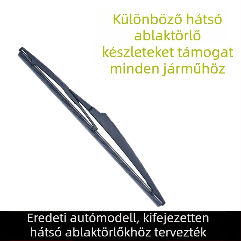 Hátsó ablaktörlő Ford Focus, Buick Excelle, VW Bora, Chevrolet Sail és Nissan Qashqai számára — BNJ-4010, keret nélküli törlő, 180° törlési szög, egyoldalú, gumi